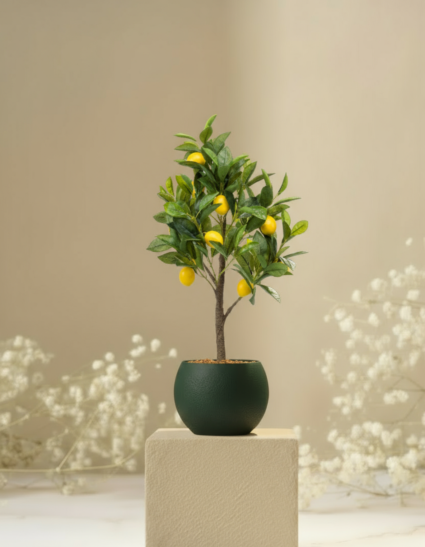 Kunstplant Citrus Limonia 75 cm