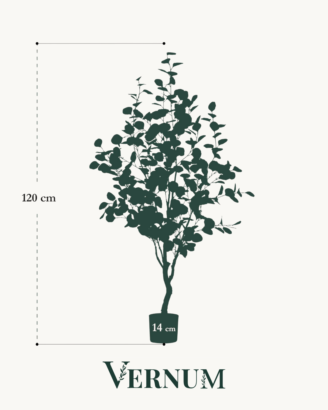 Kunstplant Eucalyptus 120 cm