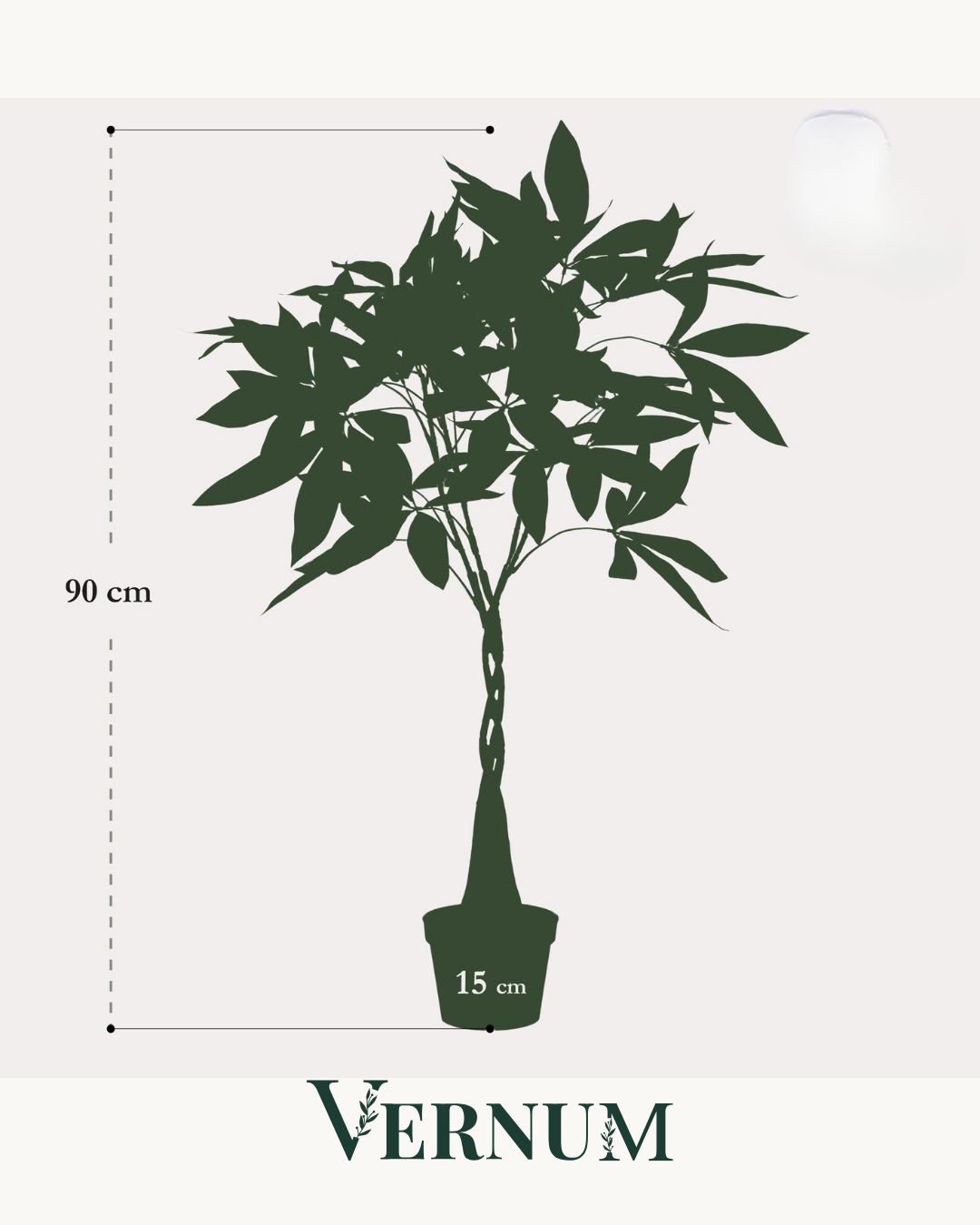 Kunstplant Pachira Aquatica 90cm