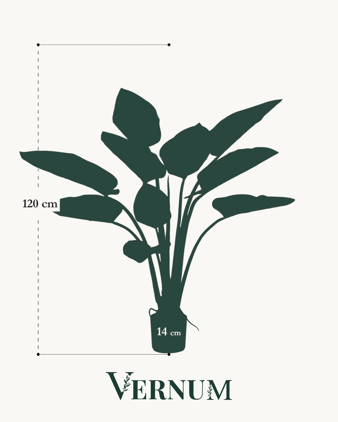 Kunstplant Philodendron 120 cm
