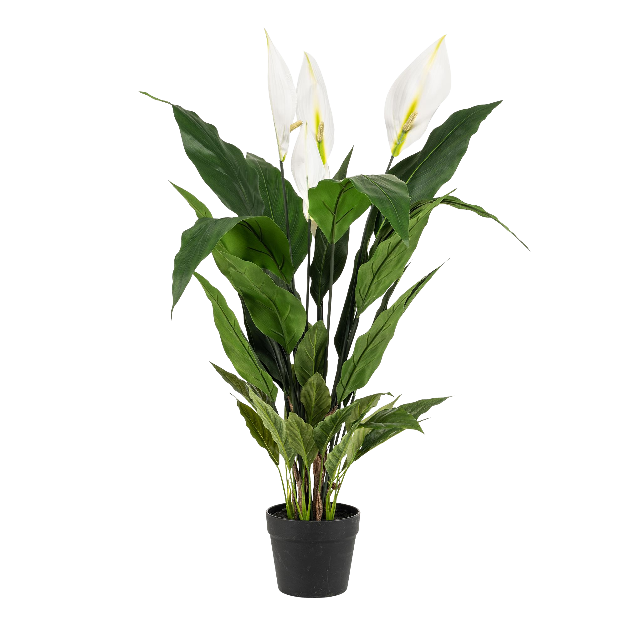 Kunstplant Spathiphyllum Lepelplant 90cm