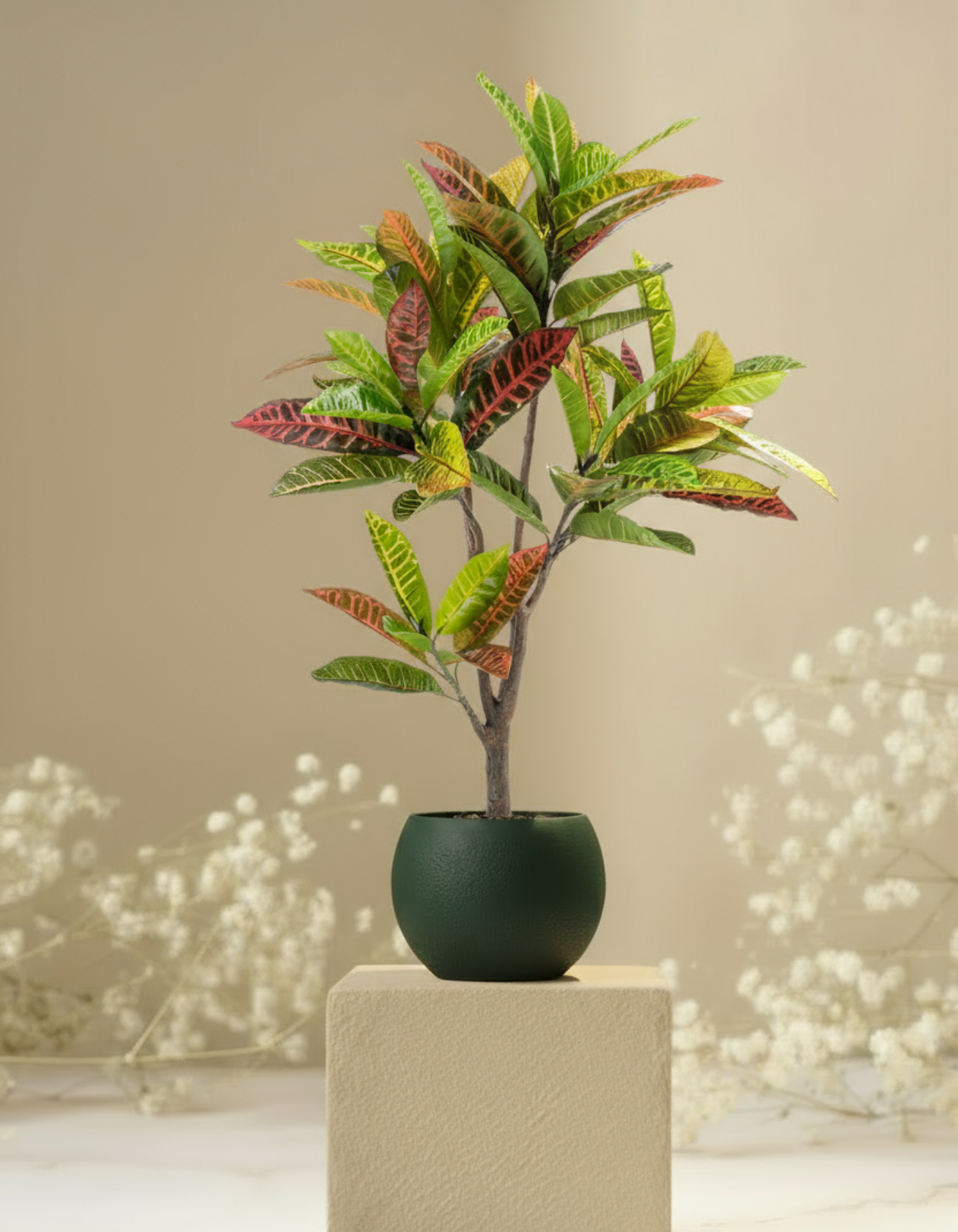 Kunstplant Croton Codiaeum 95 cm