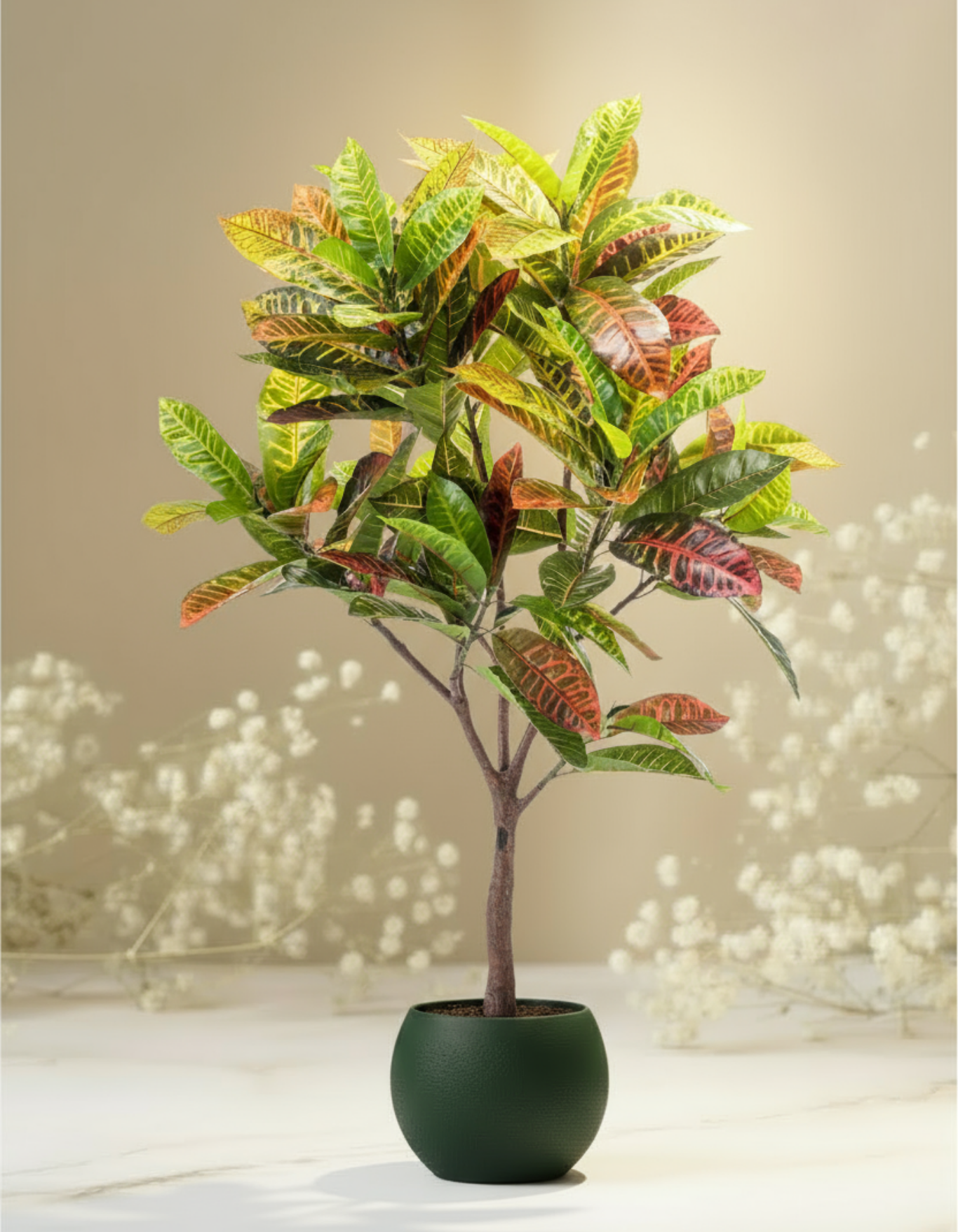 Kunstplant Croton Codiaeum 120 cm