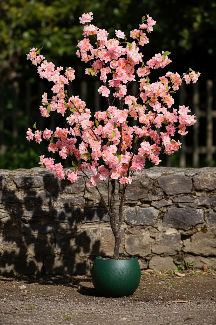 Kunstplant Pink Cherryblossom 135cm