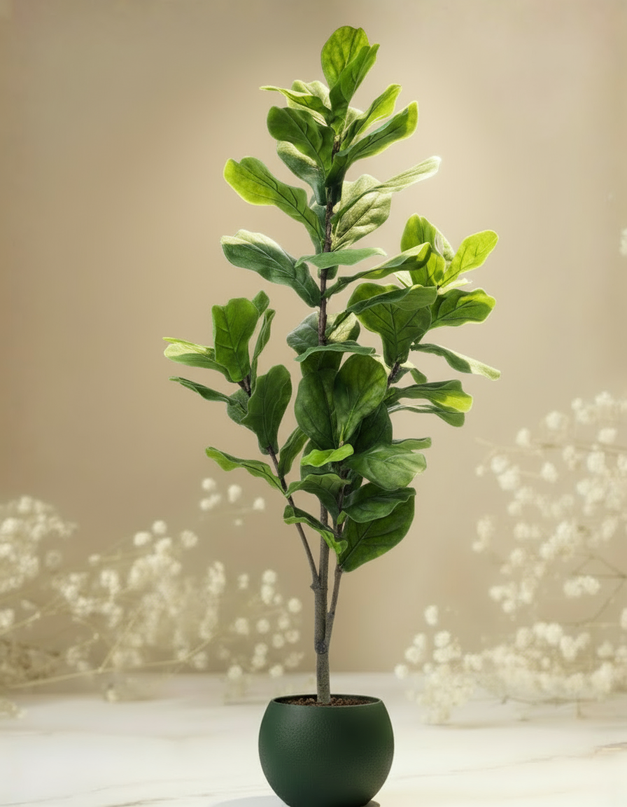 Kunstplant Ficus Lyrata 150cm