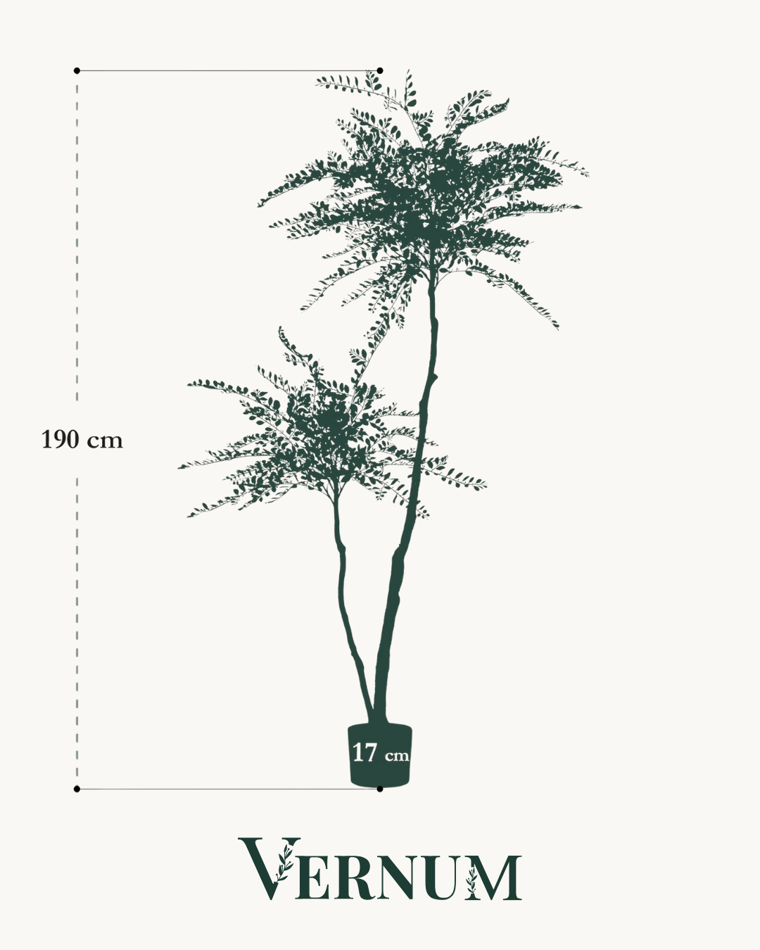 Kunstplant Honingboom 190cm