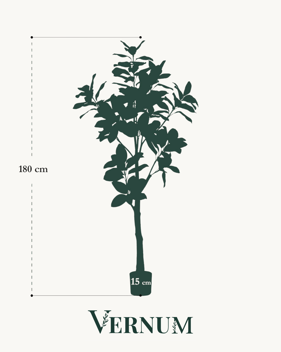 Kunstplant Magnolia Grandiflora 180 cm