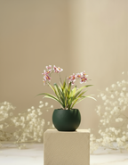 Kunstplant Orchidee Bordeaux 45cm