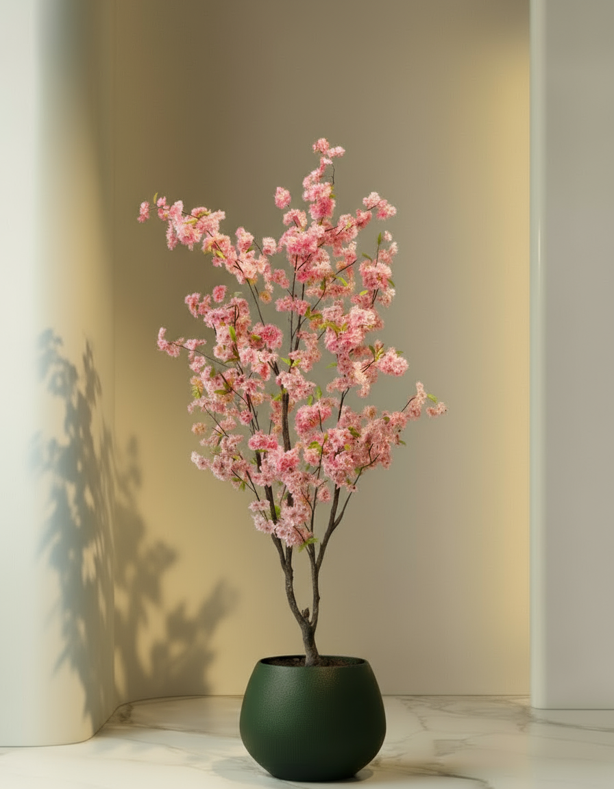 Kunstplant Cherry Blossom Roze 175cm