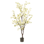 Kunstplant Cherry Blossom Wit 175cm