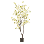 Kunstplant Cherry Blossom Wit 210cm