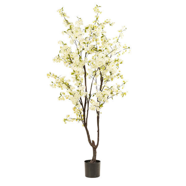 Kunstplant Cherry Blossom Wit 210cm